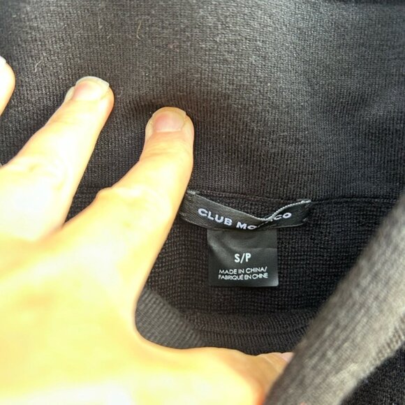 Club Monaco Black Wool Pencil Skirt, small - Picture 7 of 8